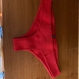 Lisa Marie Fernandez red bikini